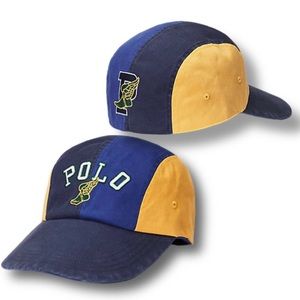 New Polo Ralph Lauren P-Wing Stadium Color Block Twill Four Panel 1992 C…